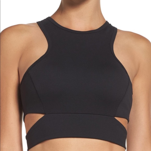 Zella Other - NWT ZELLA MIRAGE BLACK LONGLINE ZIP BRA XS